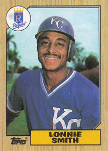1987 Topps Baseball Lonnie Smith #69