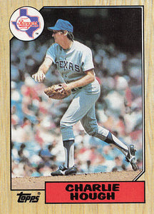 1987 Topps Baseball Charlie Hough #70