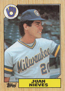 1987 Topps Baseball Juan Nieve #79