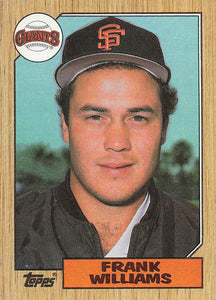 1987 Topps Baseball Frank Williams #96