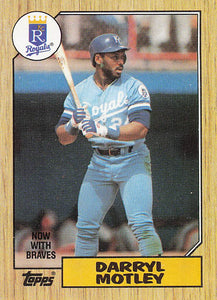 1987 Topps Baseball Darryl Motley #99
