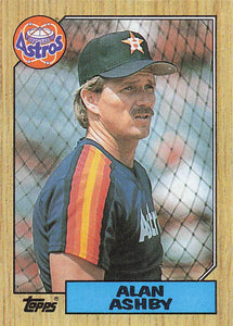 1987 Topps Baseball Alan Ashby #112