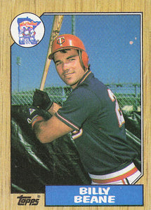 1987 Topps Baseball Billy Bean #114
