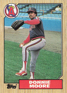 1987 Topps Baseball Donnie Moore #115