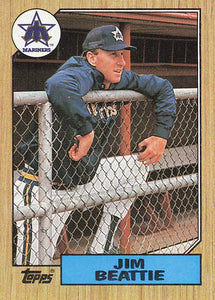 1987 Topps Baseball Jim Beattie #117