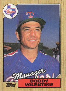 1987 Topps Baseball Bobby Valentine #118