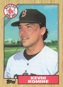 1987 Topps Baseball Kevin Romine #121