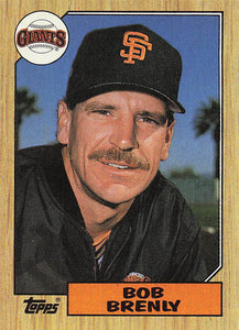 1987 Topps Baseball Bob Brenly #125