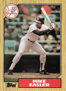 1987 Topps Baseball Mike Easler #135
