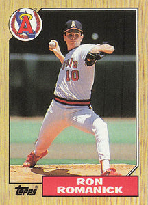 1987 Topps Baseball Ron Romanick #136