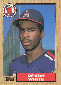 1987 Topps Baseball Devon White #139