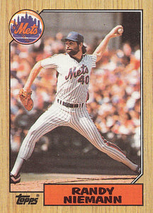 1987 Topps Baseball Randy Niemann #147