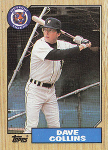 1987 Topps Baseball Dave Collins #148