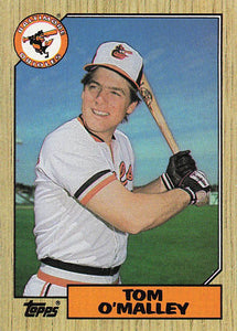 1987 Topps Baseball Tom O'Malley #154