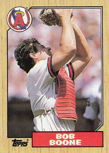 1987 Topps Baseball Bob Boone #166