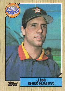 1987 Topps Baseball Jim Deshaies #167
