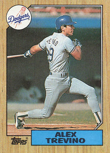 1987 Topps Baseball Alex Trevino #173
