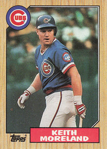 1987 Topps Baseball Keith Moreland #177