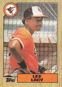 1987 Topps Baseball Lee Lacy #182