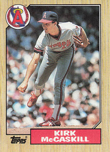 1987 Topps Baseball Kirk McCaskill #194