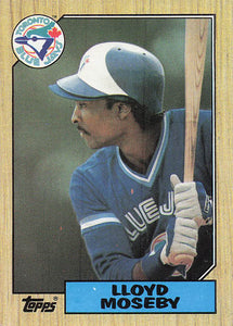 1987 Topps Baseball Lloyd Moseby #210