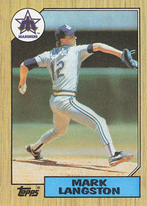 1987 Topps Baseball Mark Langston #215