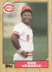 1987 Topps Baseball Max Venable #226