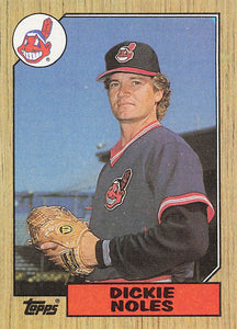 1987 Topps Baseball Dickie Noles #244