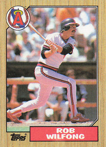 1987 Topps Baseball Rob Wilfong #251