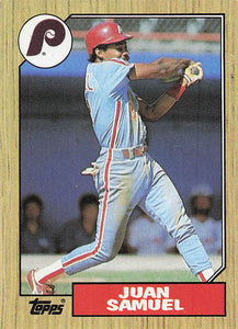 1987 Topps Baseball Juan Samuel #255