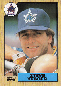1987 Topps Baseball Steve Yeager #258