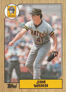 1987 Topps Baseball Jim Winn #262