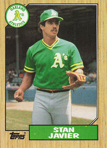 1987 Topps Baseball Stan Javier #263