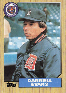 1987 Topps Baseball Darrell Evans #265