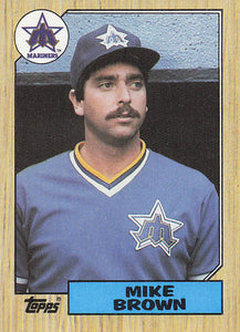 1987 Topps Baseball Mike Brown #271