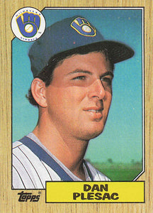 1987 Topps Baseball Dan Plesac #279