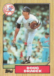1987 Topps Baseball Doug Drabek #283