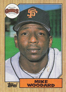 1987 Topps Baseball Mike Woodard #286