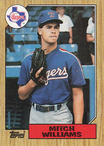 1987 Topps Baseball Mitch Williams #291