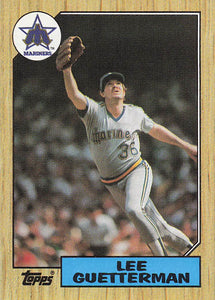 1987 Topps Baseball Lee Guetterman #307