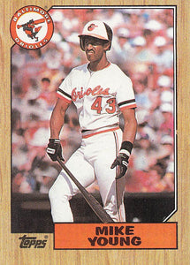 1987 Topps Baseball Mike Young #309