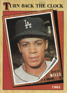 1987 Topps Baseball Turn Back The Clock Maury Willis #315