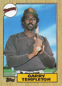 1987 Topps Baseball Garry Templeton #325
