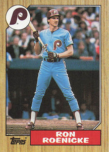 1987 Topps Baseball Ron Roenicke #329