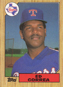1987 Topps Baseball Ed Correa #334