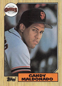 1987 Topps Baseball Candy Maldonado #335