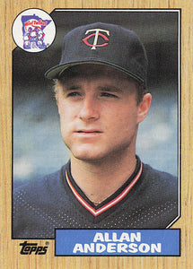 1987 Topps Baseball Allan Anderson #336