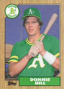 1987 Topps Baseball Donnie Hill #339