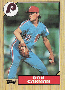 1987 Topps Baseball Don Carman #355