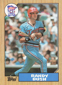 1987 Topps Baseball Randy Bush #364